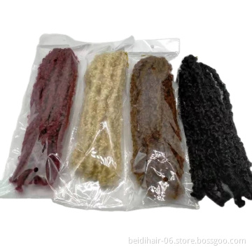 New Style Butterfly Locs Crochet Hair Short Bob Butterfly Locs Distressed Locs Natural Pre Looped Crochet Braids Hair Extension